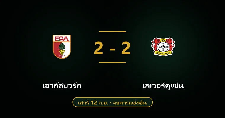 ปกบทวิเคราะห์ เอาก์สบวร์ก พบ เลเวอร์คูเซ่น