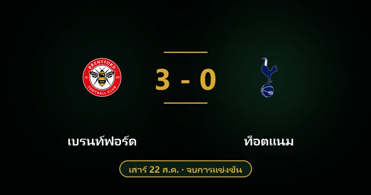 ปกบทวิเคราะห์ เบรนท์ฟอร์ด พบ ท็อตแนม