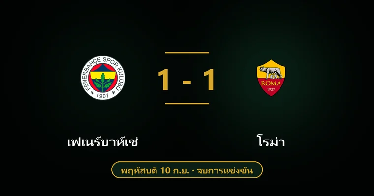 ปกบทวิเคราะห์ เฟเนร์บาห์เช่ พบ โรม่า