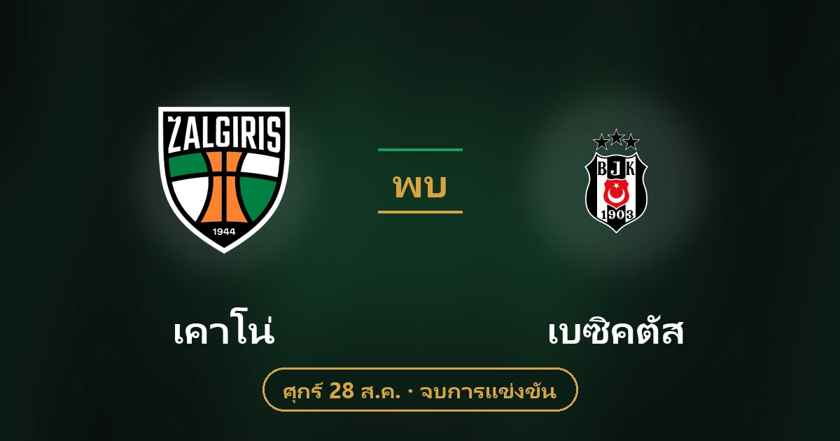 เคาโน่ ชาลกิริส vs เบซิคตัส: วิเคราะห์บอลยูโรปาลีก