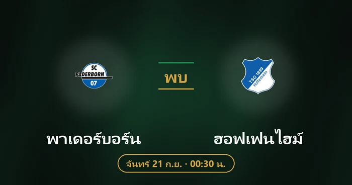 ปกบทวิเคราะห์ พาเดอร์บอร์น พบ ฮอฟเฟ่นไฮม์