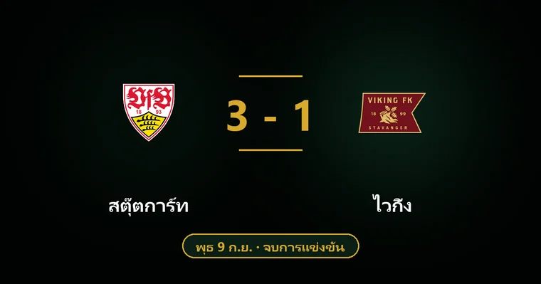 ปกบทวิเคราะห์ สตุ๊ตการ์ท พบ ไวกิ้ง