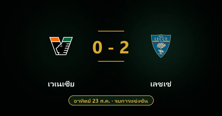 ปกบทวิเคราะห์ เวเนเซีย พบ เลชเช่